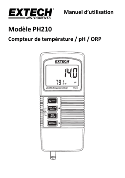 Extech Instruments PH210 Compact pH/ORP/Temperature Meter Manuel utilisateur