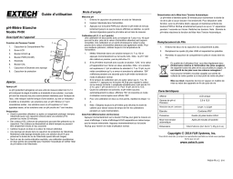 Extech Instruments PH50 Waterproof pH Pen Manuel utilisateur