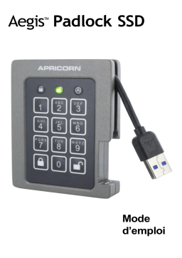 Apricorn Aegis Padlock SSD Manuel utilisateur