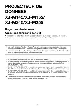 Casio XJ-M140, XJ-M145, XJ-M150, XJ-M155, XJ-M240, XJ-M245, XJ-M250, XJ-M255 (Serial Number: A9****) Manuel utilisateur