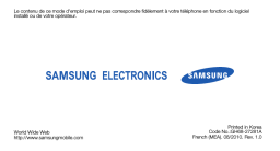 Samsung GT-M3710 Manuel utilisateur